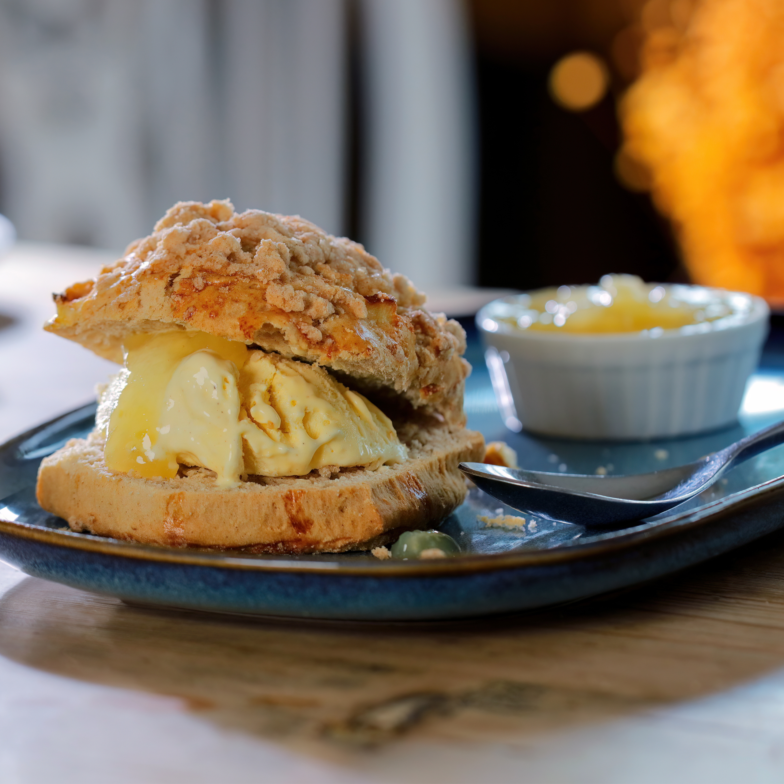 Apple Crumble Scones