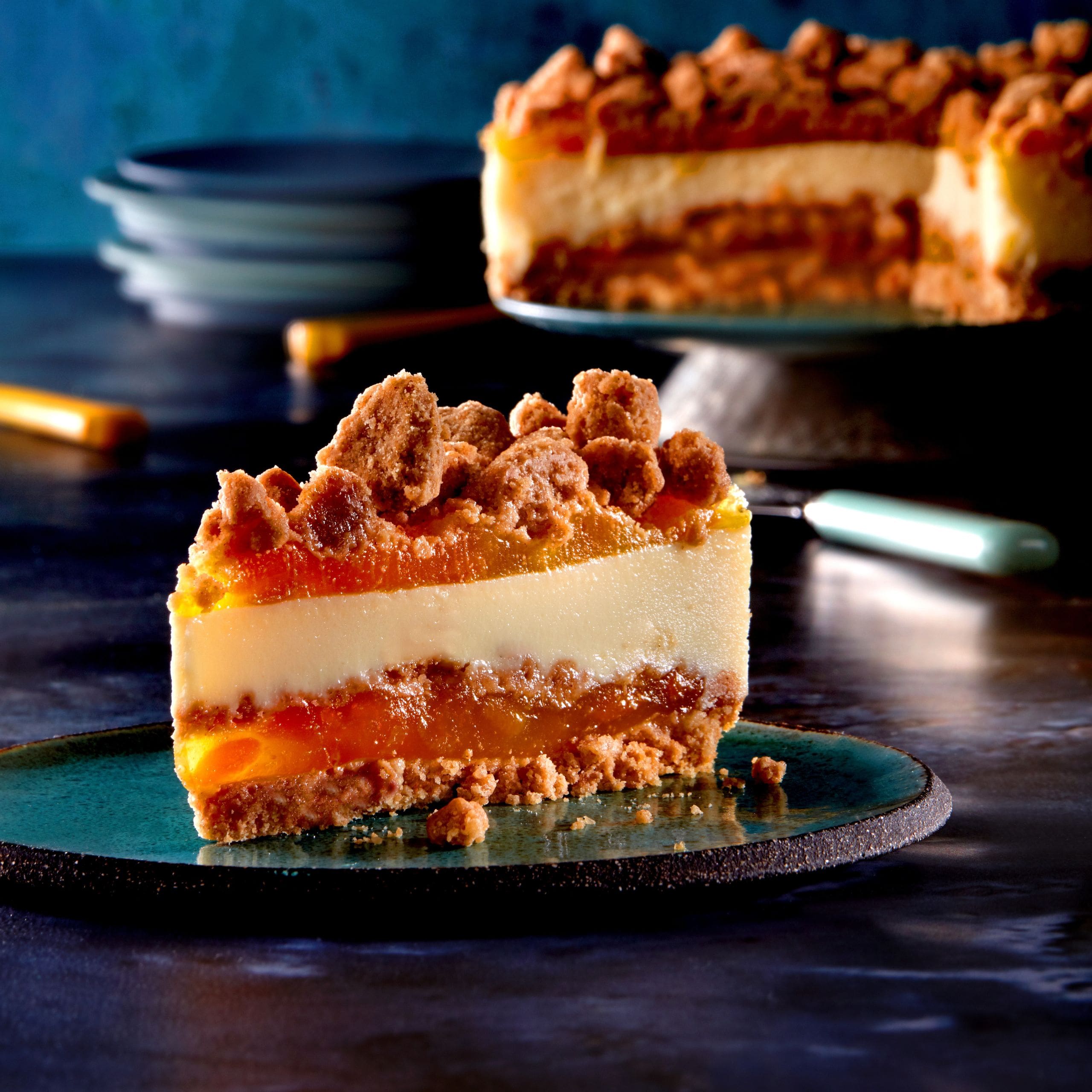 Peach Cobbler Cheesecake