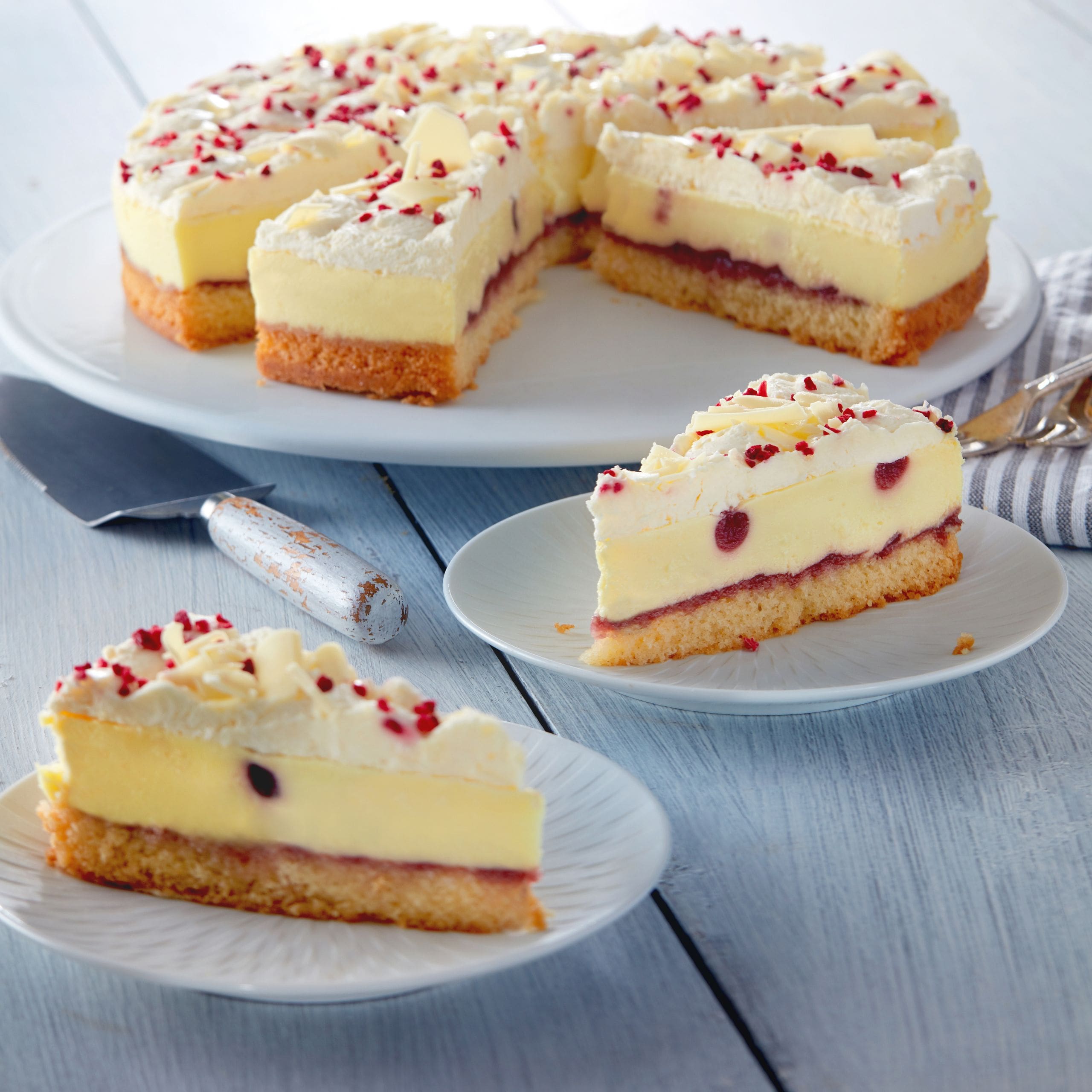 Raspberry Trifle Cheesecake